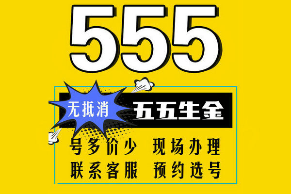 重庆定陶135手机尾号555吉祥号码出售